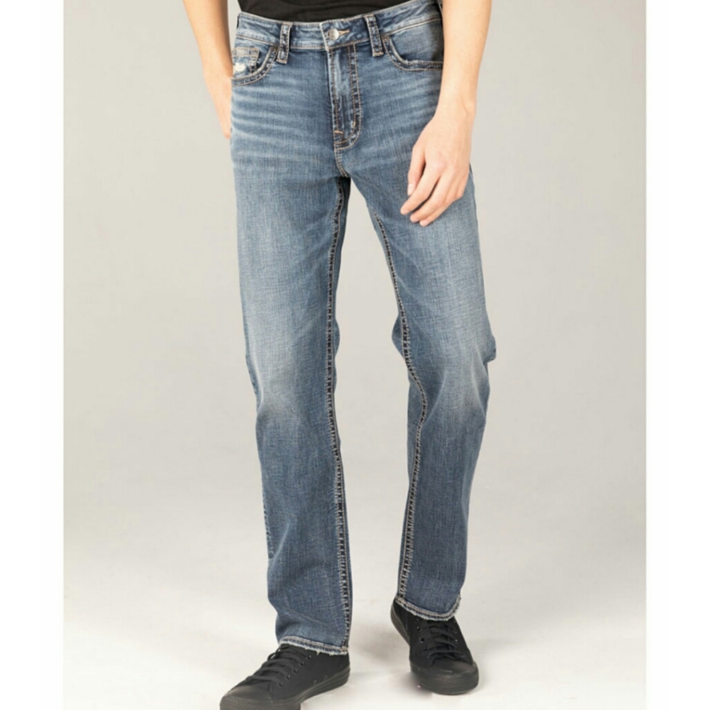 -NWT- Men's Silver Jeans Grayson Straight Jeans 36x30
